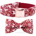 Dog Collars Bow Tie Printed Pet Collar